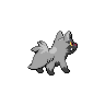 Poochyena - Black White (Back View)