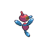 Porygon-Z - Black White (Back View)