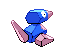 Porygon - Black 2 White 2 Black White Animated (Back View (Shiny))