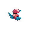 Porygon - Black White (Back View)