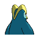 Prinplup - HeartGold SoulSilver (Back View (Shiny))