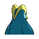 Prinplup - Platinum (Back View (Shiny))