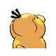 Psyduck - Platinum (Back View)
