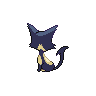 Purrloin - Black White (Back View (Shiny))