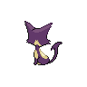 Purrloin - Black White (Back View)