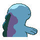 Quagsire - HeartGold SoulSilver (Back View)