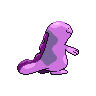 Quagsire - Black White (Back View (Shiny))