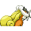Raikou - Ruby Sapphire (Back View (Shiny))