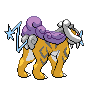 Raikou - Black White (Back View)