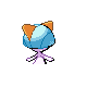 Ralts - Diamond Pearl (Back View (Shiny))
