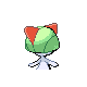 Ralts - HeartGold SoulSilver (Back View)