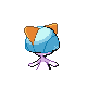 Ralts - Platinum (Back View (Shiny))
