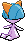Ralts - Black 2 White 2 Black White Animated (Back View (Shiny))