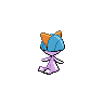 Ralts - Black White (Back View (Shiny))