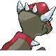 Rampardos - Diamond Pearl (Back View (Shiny))