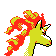 Rapidash - Crystal (Back View)