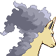 Rapidash - Diamond Pearl (Back View (Shiny))
