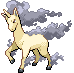 Rapidash - Black 2 White 2 Black White Animated (Shiny)