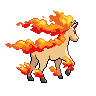 Rapidash - Black White (Back View)