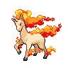 Rapidash - Black White (Normal)