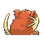 Raticate - FireRed LeafGreen (Back View (Shiny))