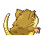 Raticate - Ruby Sapphire (Back View)