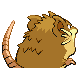 Raticate - Diamond Pearl (Back View)