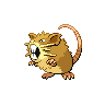 Raticate - Black White (Normal)