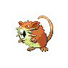 Raticate - Black White (Shiny)