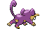 Rattata - Black 2 White 2 Black White Animated (Back View)