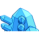 Regice - HeartGold SoulSilver (Back View (Shiny))