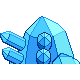 Regice - Platinum (Back View (Shiny))