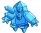 Regice - Black 2 White 2 Black White Animated (Back View (Shiny))