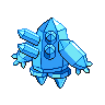 Regice - Black White (Back View (Shiny))