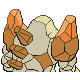 Regirock - Diamond Pearl (Back View)