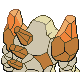 Regirock - Platinum (Back View)