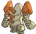 Regirock - Black 2 White 2 Black White Animated (Back View)