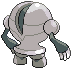 Registeel - Black 2 White 2 Black White Animated (Back View)
