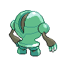 Registeel - Black White (Back View (Shiny))