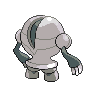 Registeel - Black White (Back View)