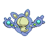 Reuniclus - Black White (Back View (Shiny))