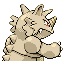 Rhydon - FireRed LeafGreen (Back View (Shiny))