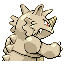 Rhydon - Ruby Sapphire (Back View (Shiny))