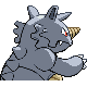 Rhydon - HeartGold SoulSilver (Back View)