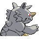 Rhydon - Platinum (Back View)