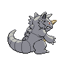 Rhydon - Black White (Back View)
