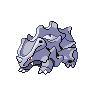 Rhyhorn - Black White (Normal)