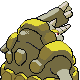 Rhyperior - Diamond Pearl (Back View (Shiny))