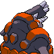 Rhyperior - Diamond Pearl (Back View)