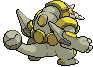 Rhyperior - Black 2 White 2 Black White Animated (Back View (Shiny))